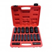 Набор головок ударных глубоких 17 пр., 1/2" (10, 12-19, 21, 22, 24, 27, 30, 32, 34, 36мм), в кейсе Набор головок ударных глубоких 17 пр., 1/2" (10, 12-19, 21, 22, 24, 27, 30, 32, 34, 36мм), в кейсе