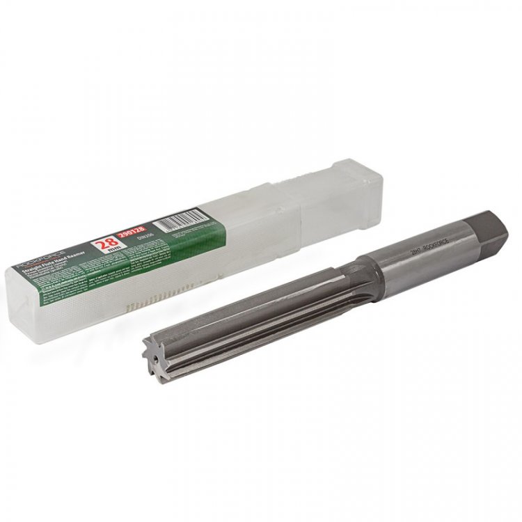 Развертка ручная (прямая) 28мм Profi, в пластиковом футляре