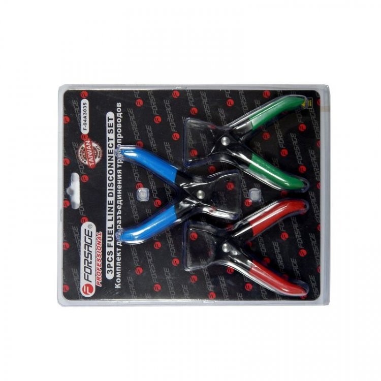 Комплект щипцов для разъединения трубопроводов, 3пр. на блистере