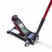 Домкрат подкатной гидравлический 3 т усиленный низкопрофильный с прорезиненной накладкой на рукоятке (2 поршня, резиновая накладка,h min75мм,h max510 Домкрат подкатной гидравлический 3 т усиленный низкопрофильный с прорезиненной накладкой на рукоятке (2 поршня, резиновая накладка,h min75мм,h max510