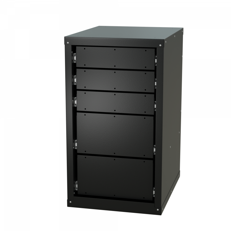 Тумба "5 ящиков" для верстака GAROPT, серия STANDART (сменные фасады отдельно)