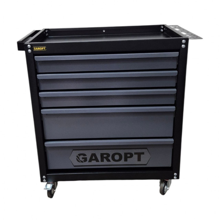 Тележка инструментальная GAROPT 5 ящиков СЕРАЯ, Серия "Econom" арт. GTE5.GREY
