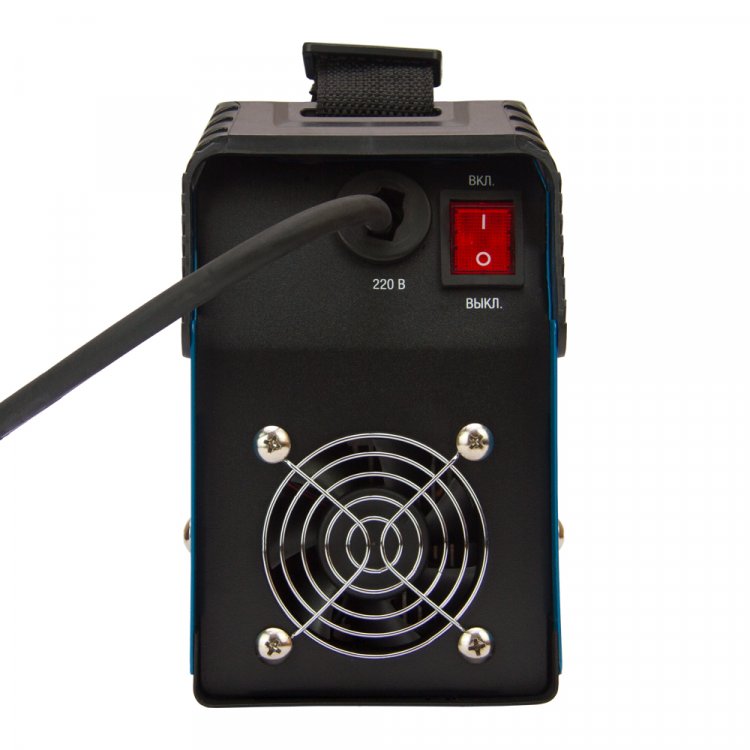 Сварочный аппарат Varteg 250 - Работает от 140В. Горячий старт, форсаж дуги, антизалипание. MMA, розетки 25 мм2, напряжение питания: 220В±15%, Диапазон сварочного тока: 20-250А, ПВ: 60%, ремень для переноски, комплектация: кабели 1,2 м, электрододерж