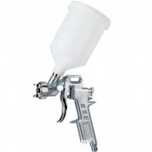 Краскораспылитель с верхним пластиковым бачком (600мл, 1.5мм, 2 bar, 85-113 л/мин, присоед. резьба 1/4") Краскораспылитель с верхним пластиковым бачком (600мл, 1.5мм, 2 bar, 85-113 л/мин, присоед. резьба 1/4")