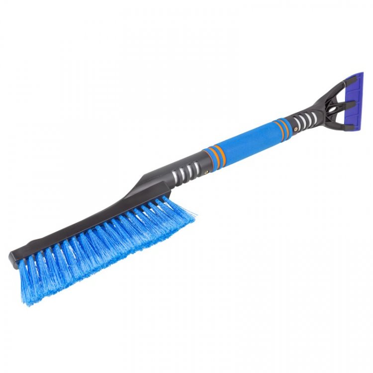 Щетка для снега в усиленном корпусе со скребком и накладкой на рукоятке(L общая-600мм,L рабочая-220мм,цвет-синий) Щетка для снега в усиленном корпусе со скребком и накладкой на рукоятке(L общая-600мм,L рабочая-220мм,цвет-синий)