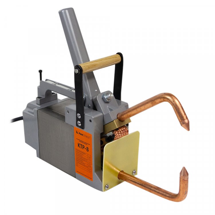 Клещи FoxWeld  контактной сварки КТР-8  - 230В / 8КВА / 1,5+1,5мм / вылет 210мм / ручные (арт. 3097) Клещи FoxWeld  контактной сварки КТР-8  - 230В / 8КВА / 1,5+1,5мм / вылет 210мм / ручные (арт. 3097)