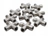Переходник крест 3*F1/4 - M1/4, 10 шт