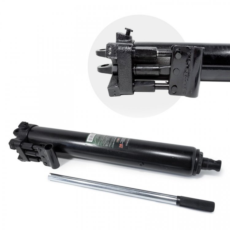 Цилиндр гидравлический удлиненный 8т (общая длина - 630мм, ход штока - 490мм) Цилиндр гидравлический удлиненный 8т (общая длина - 630мм, ход штока - 490мм)