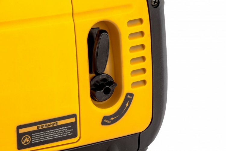 Генератор инверторный GT-2200iS, 2,2 кВт, 230 В, бак 4 л, закрытый корпус, ручной старт// Denzel Генератор инверторный GT-2200iS, 2,2 кВт, 230 В, бак 4 л, закрытый корпус, ручной старт// Denzel