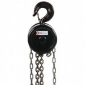 Лебедка механическая подвесная c фиксацией цепи натяжения, 1 т (длина цепи - 3м)