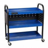 Тележка инструментальная 3-х полочная с перфорациями (800х700х350мм, полки 700х350х50мм)