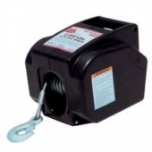 Лебедка электрическая автомобильная 12В, 300W, 900кг (крепление за "фаркоп", стальной трос-10м)