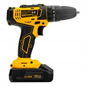 Дрель-шуруповерт аккумуляторная ударная CID-18-02BM, Li-Ion, 18 В, 2 акк.// Denzel