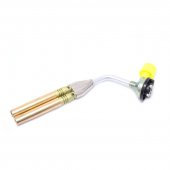 Горелка газовая с двойным соплом на цанговый баллон (t-1300гр., угол поворота сопла 360гр. ), в блистере