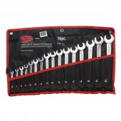 Набор ключей комбинированных с профилем  "Super Drive" 12гр., 16пр. (6-19, 21, 22мм), на полотне