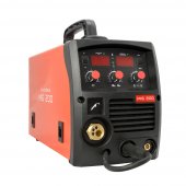 Сварочный полуавтомат KVAZARRUS MIG 200 - Диапазон сварочного тока, А: 30-200 (MIG) / 20-160(MMA), Режим ручной дуговой сварки (MMA): есть, Класс изоляции / защиты: H / IP21S, Панельные розетки: 10-25мм2 (арт. 6611)