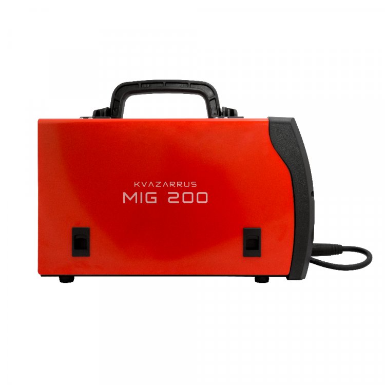 Сварочный полуавтомат KVAZARRUS MIG 200 - Диапазон сварочного тока, А: 30-200 (MIG) / 20-160(MMA), Режим ручной дуговой сварки (MMA): есть, Класс изоляции / защиты: H / IP21S, Панельные розетки: 10-25мм2 (арт. 6611)