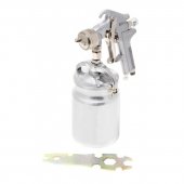 Краскораспылитель с нижним металлическим бачком (1000мл, 1.8мм, 4.0bar, 85-114 л/мин, присоед. резьба 1/4") Краскораспылитель с нижним металлическим бачком (1000мл, 1.8мм, 4.0bar, 85-114 л/мин, присоед. резьба 1/4")