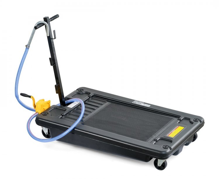 Емкость для сбора отработанного масла, пластиковая 68 л, на колесах KraftWell арт. KRW1865