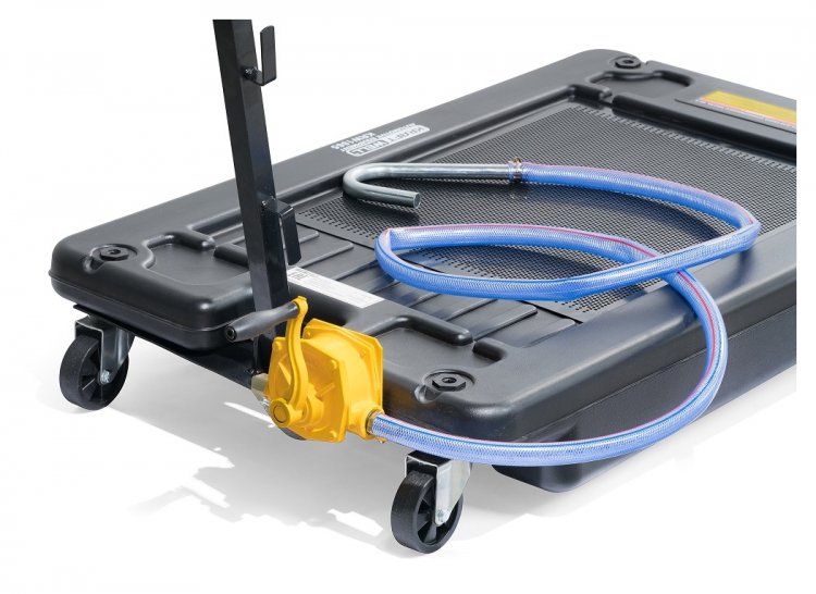 Емкость для сбора отработанного масла, пластиковая 68 л, на колесах KraftWell арт. KRW1865