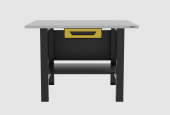 Верстак бестумбовый с ящиком, желтый/ Стол для слесарных работ 1200*700 GAROPT, Gt1200STY1.yell