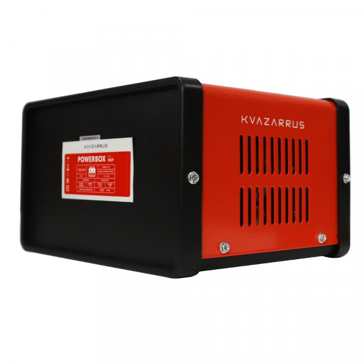 Зарядное устройство KVAZARRUS PowerBox 30UP - Напряж. питан. - 220В/50Гц, потреб.ток - 7.5А, Заряж.аккум 12/24В, АЧ 50-400, ток заряд 25А-30А, напряж.заряда 12/24: 14.5-14.8/29-29.6, ток запуска 12/24 - 180В, защита от перегрева, темп.-20С - +40С, дл