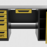 Верстак с ящиком двухтумбовый дверь/5 ящиков, желтый 1800*700 Garopt, GT1800DY1Y5.yell Верстак с ящиком двухтумбовый дверь/5 ящиков, желтый 1800*700 Garopt, GT1800DY1Y5.yell