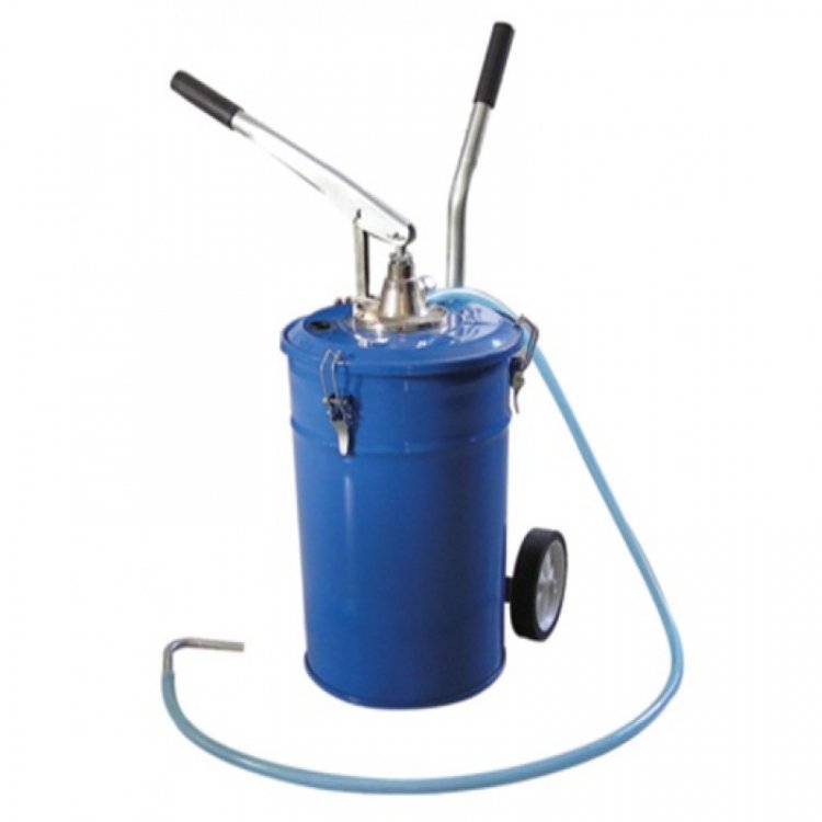 Емкость для нагнетания масла 20л с ручным насосом