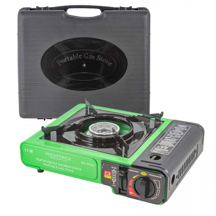 Плита газовая портативная (34х25.5х8.5см, 2.5кВт, 700°С, расход газа 160г/ч)