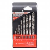 Набор сверл по металлу HSS 8пр.(3,4,5,6,7,8,9,10мм), в пластиковом футляре