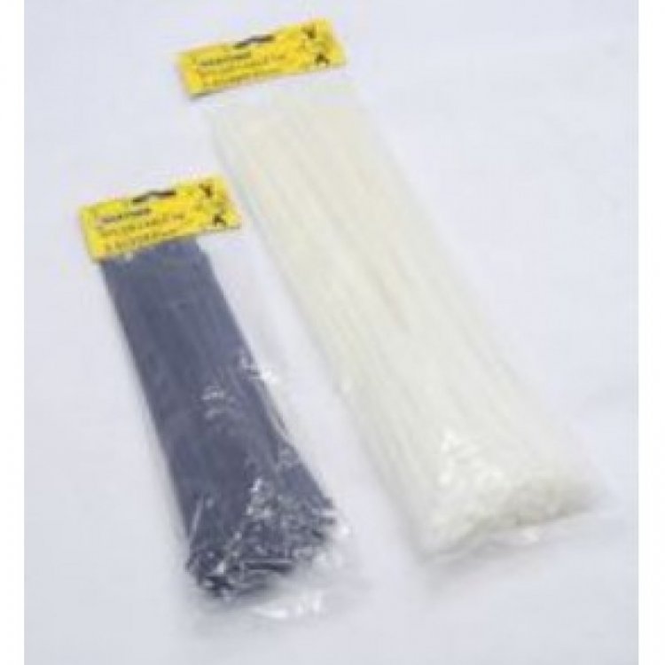 Хомут пластиковый 3,6х400мм черный (100шт)