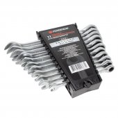 Набор ключей комбинированных трещоточных 11пр. (8,10,11,12,13,14,15,16,17,18,19мм)в пластиковом держателе Набор ключей комбинированных трещоточных 11пр. (8,10,11,12,13,14,15,16,17,18,19мм)в пластиковом держателе