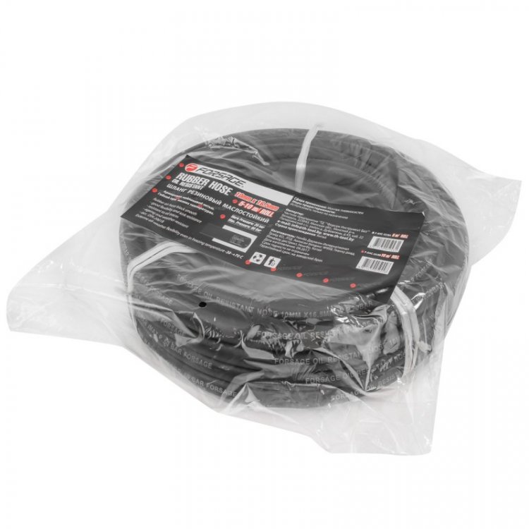 Шланг резиновый армированый бензо-маслостойкий 10х16.5ммх10м(повышенная гибкость и сопротивление к излому,раб.давл. 20bar,max 60bar,-30C°+70C°,DIN2001