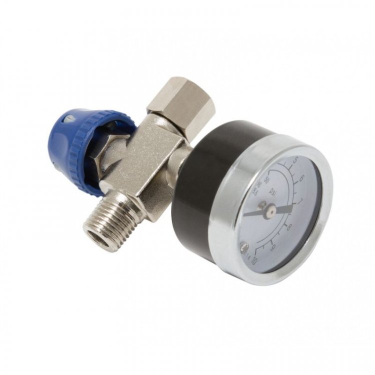 Регулятор давления воздуха с индикатором 1/4"(F)x1/4"(M) (0-10bar)