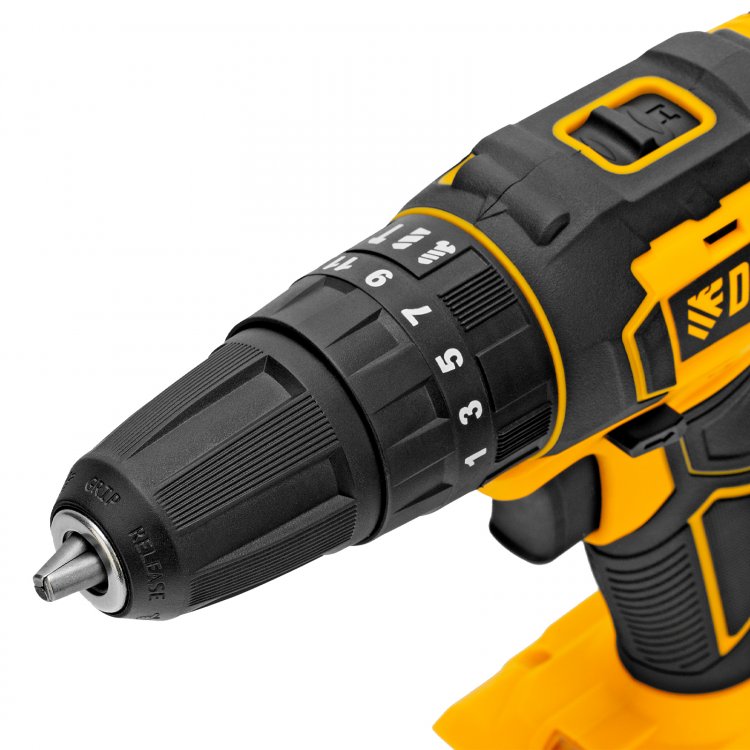 Дрель-шуруповерт аккумуляторная ударная CID-18-0, Li-Ion, 18 В // Denzel