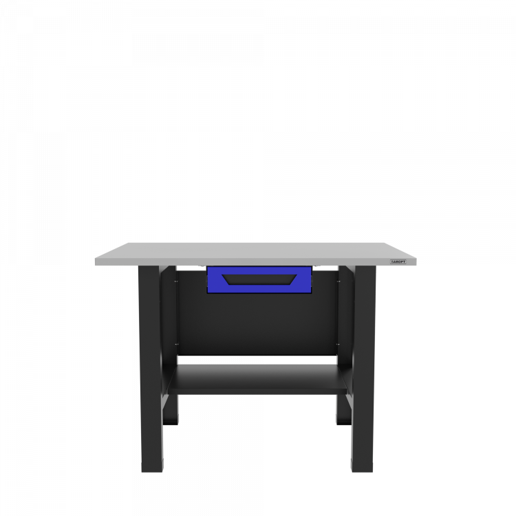 Верстак бестумбовый с ящиком, синий/ Стол для слесарных работ 1200*700 GAROPT, Gt1200STY1.blue