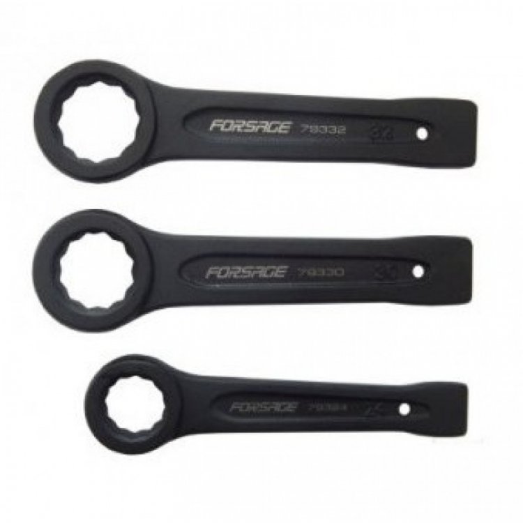 Ключ накидной ударный односторонний 70мм (L-320мм)