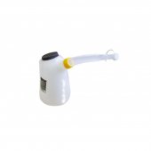 Емкость мерная пластиковая для заливки масла с крышкой, 8л