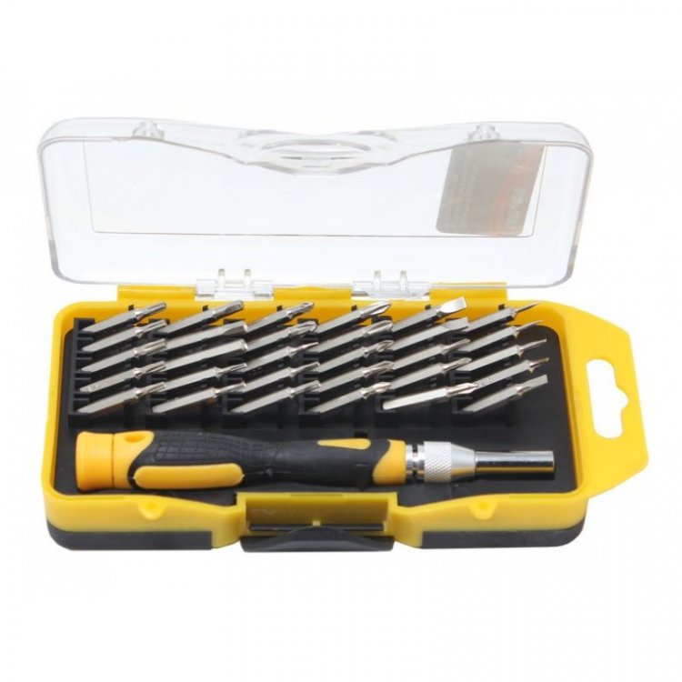 Отвертка телескопическая  с комплектом бит, 30пр.в пластиковом футляре