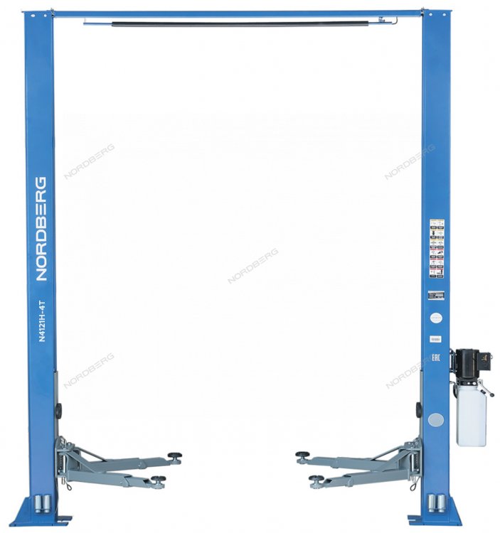 Подъемник двухстоечный 4 т, верхняя синхронизация, 220 В N4121H-4T_220
