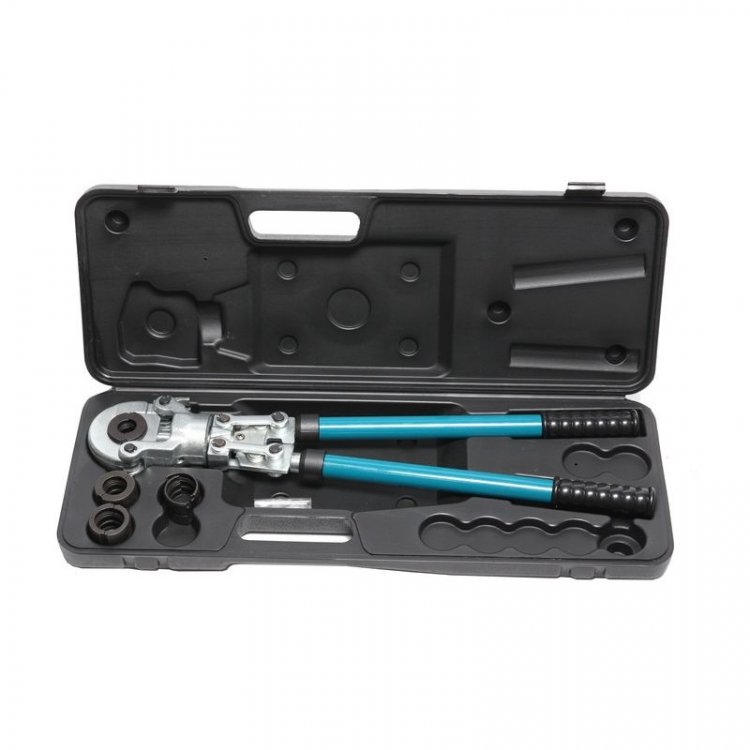 Инструмент механический обжимной с телескопическими рукоятками 6т(Ø16, 20, 25, 32мм), в кейсе