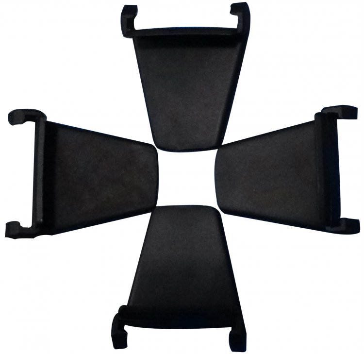 Комплект пластиковых накладок на зажимные кулачки (8шт.) Комплект пластиковых накладок на зажимные кулачки (8шт.)