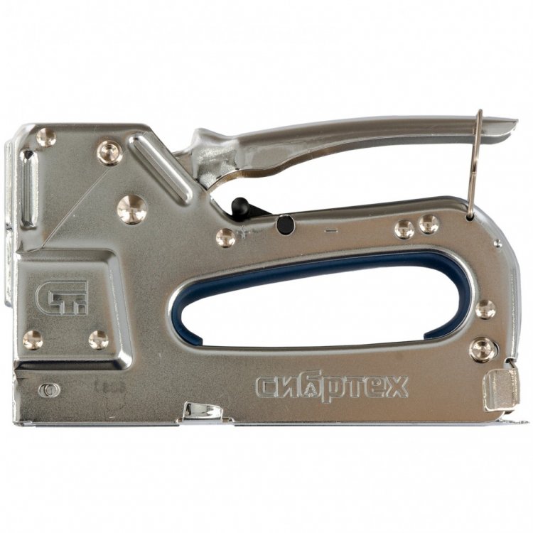 Степлер мебельный, металлический, регулируемый, тип скобы 53, 4-14 мм// Сибртех