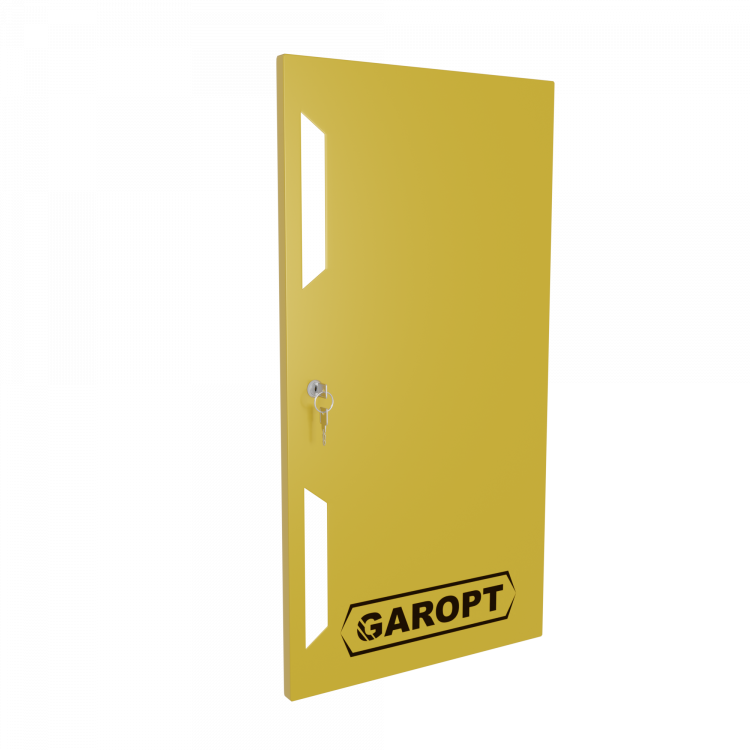 Фасад тумбы "дверь" для верстака GAROPT, серия STANDART, ЖЕЛТЫЙ