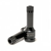 Головка-бита SPLINE ударная M14 с отверстием, 1/2"