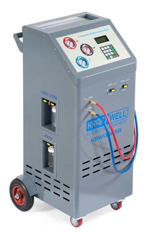 Станция полуавтомат для заправки автомобильных кондиционеров