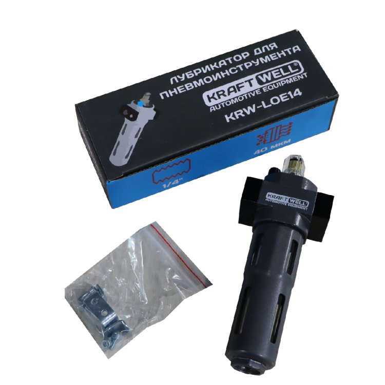 Лубрикатор для пневмоинструмента, 1/4", до 16 бар, серия PRO KraftWell