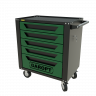 GTS5.green Тележка инструментальная Garopt 5 ящиков ЗЕЛЕНАЯ, центральный замок, увеличенные колеса, доводчики, GAROPT Серия "Standart" GTS5.green Тележка инструментальная Garopt 5 ящиков ЗЕЛЕНАЯ, центральный замок, увеличенные колеса, доводчики, GAROPT Серия "Standart"