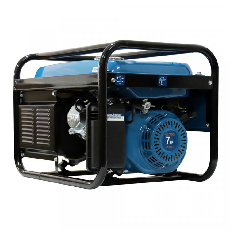 Бензиновый генератор Varteg G3500 - Бензиновый генератор Varteg G3500 (3.0 кВт / 3.5 кВт; 4Т двигатель 170F 212 куб.см 7 л.с.; алюминий; 2 * 230В/16А + 12В/5А; ручной старт; стрелочный вольтметр; бак 15л) (арт. 5819)