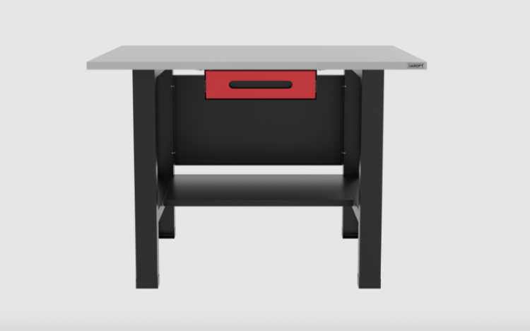 Верстак бестумбовый с ящиком, красный / Стол для слесарных работ 1200*700 GAROPT, Gt1200STY1.red Верстак бестумбовый с ящиком, красный / Стол для слесарных работ 1200*700 GAROPT, Gt1200STY1.red